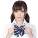 きゅん可愛スクールリボン (ブルーストライプ)